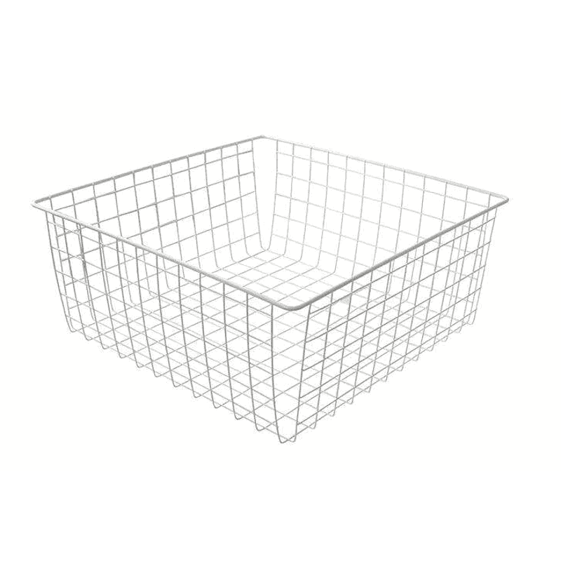 Изображение товара Корзина для шкафа GTV 14190 белая 58x20x48 см металл пластик