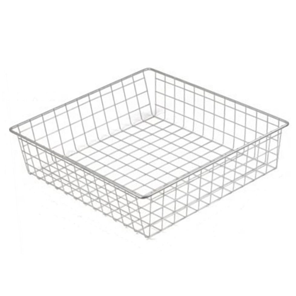 Изображение товара Корзина для шкафа GTV 19189 55x15x48 см белая металлическая пластиковая