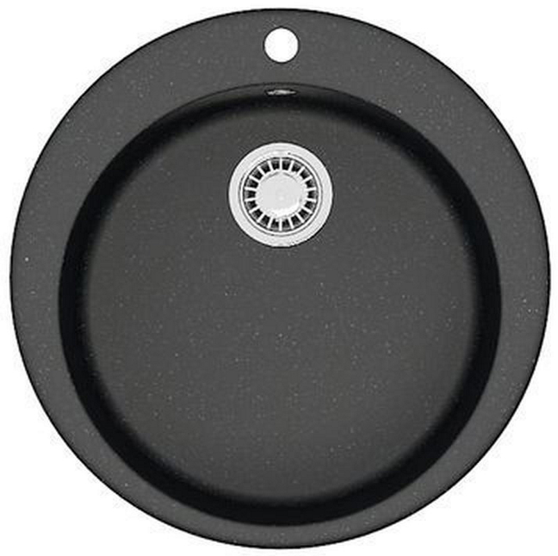 Изображение товара Врезная мойка Azario Vital 50.70x50.70x20 см искусственный камень цвет черный