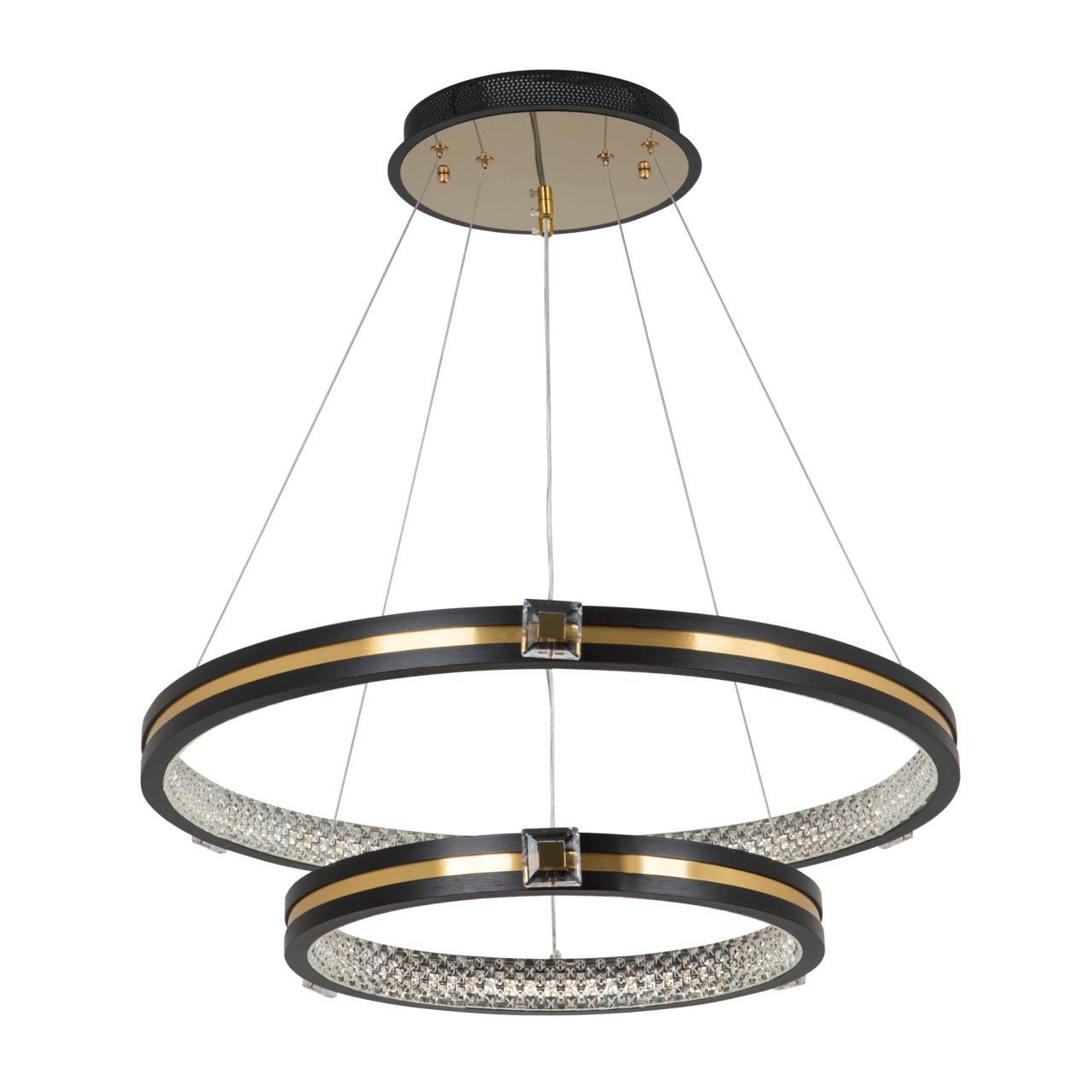 Изображение товара Светильник подвесной светодиодный LED4U 77085-2L L77085-2 3 м² нейтральный белый свет цвет черный