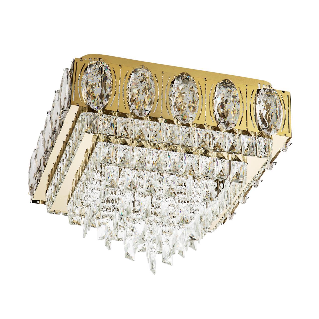 Изображение товара Люстра потолочная LED4U L9438-500-500 GD с функцией УД, 20 м²