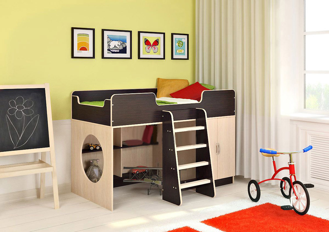 Изображение товара Кровать-чердак Кариви Сказка Л-2.1 165x112 см