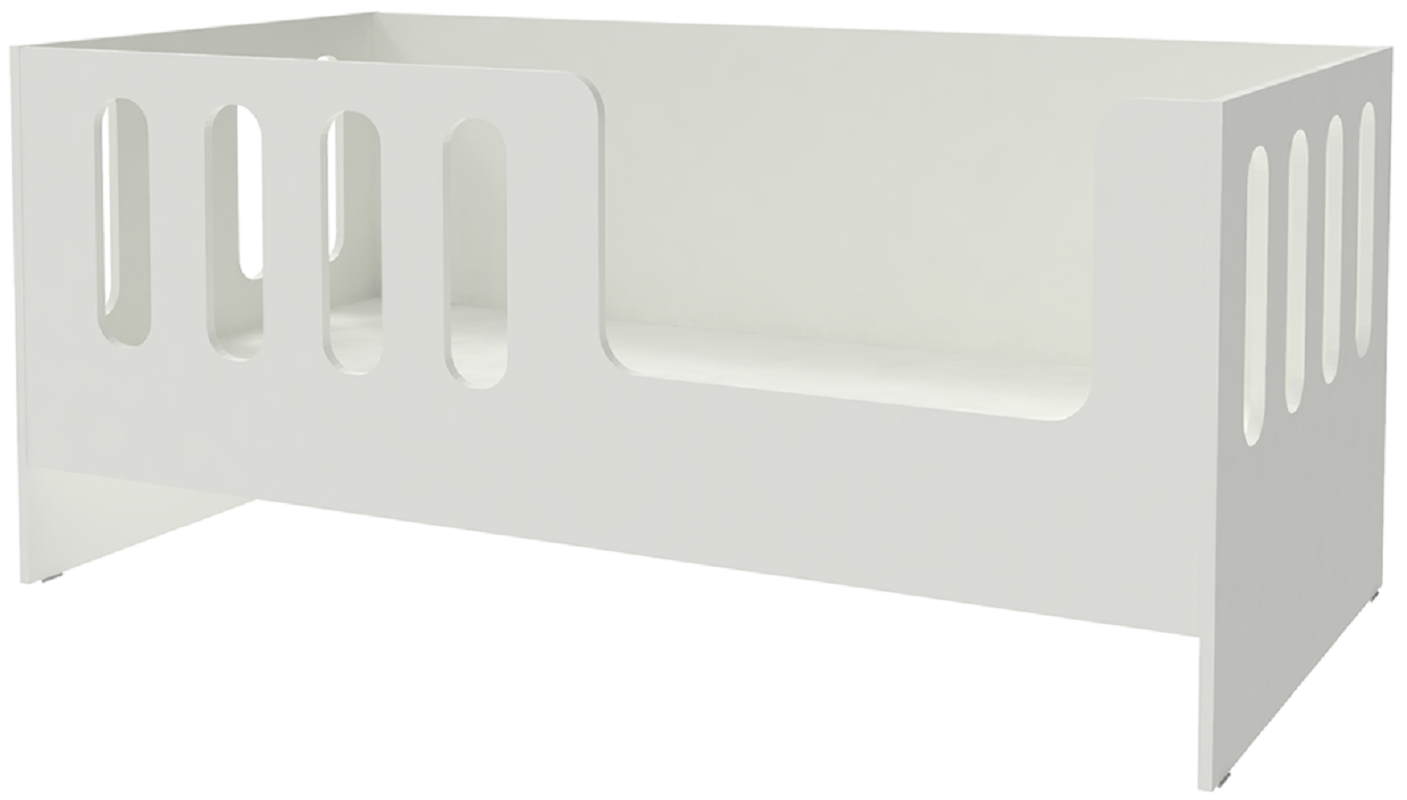 Изображение товара Кровать Кариви Сказочный Домик 160х80 см ЛДСП белая для детской