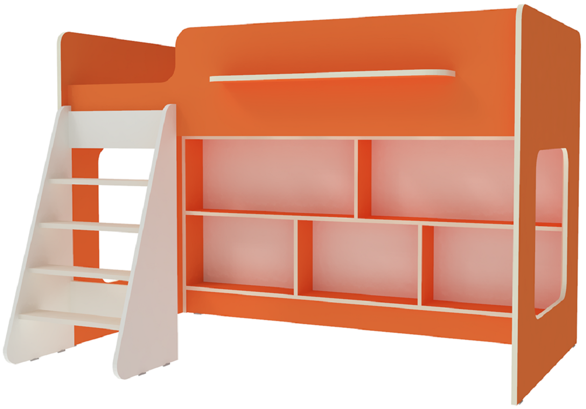 Изображение товара Детская кровать Кариви Сказка 164х113 см с игровой зоной и лестницей