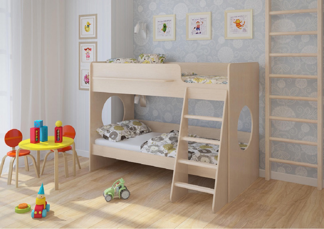 Изображение товара Двухъярусная кровать Кариви Сказка Л-25.1 для детей