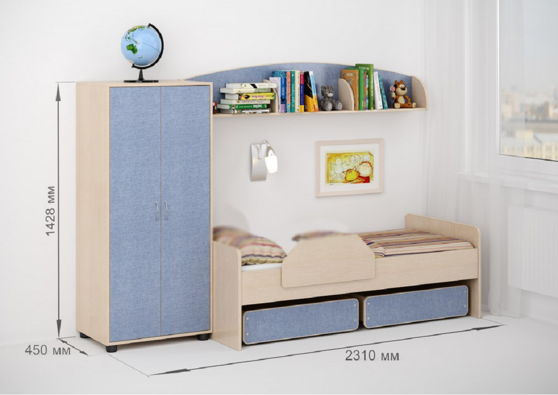 Изображение товара Кроватка Кариви Сказка для детской комнаты