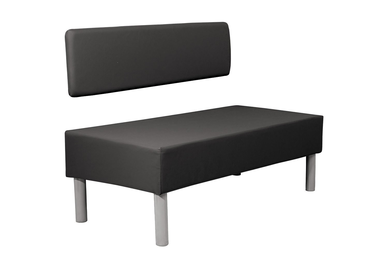 Изображение товара Скамья МФ Мира 130x45x59 см ДСП цвет черный