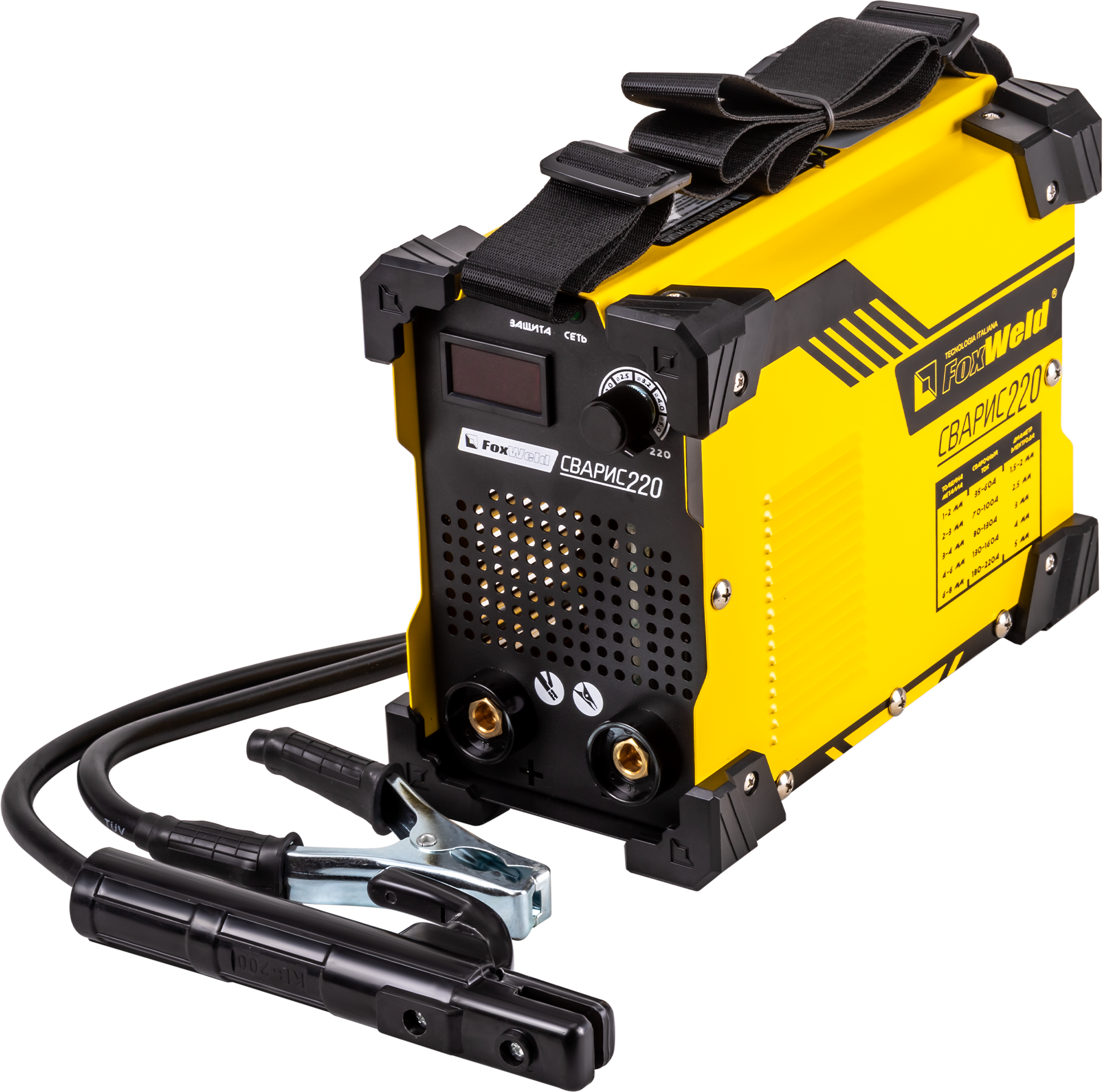 Изображение товара Инверторный сварочный аппарат Foxweld Сварис 220 220 А для ММА сварки, защита IP21