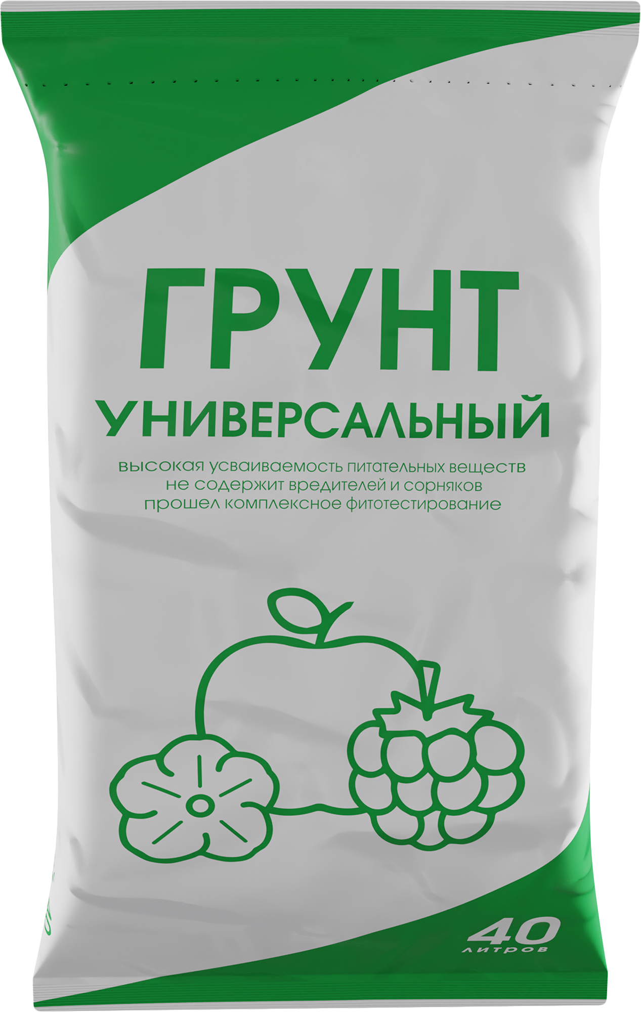 Изображение товара Грунт универсальный РТК 40 л для рассады и газонов