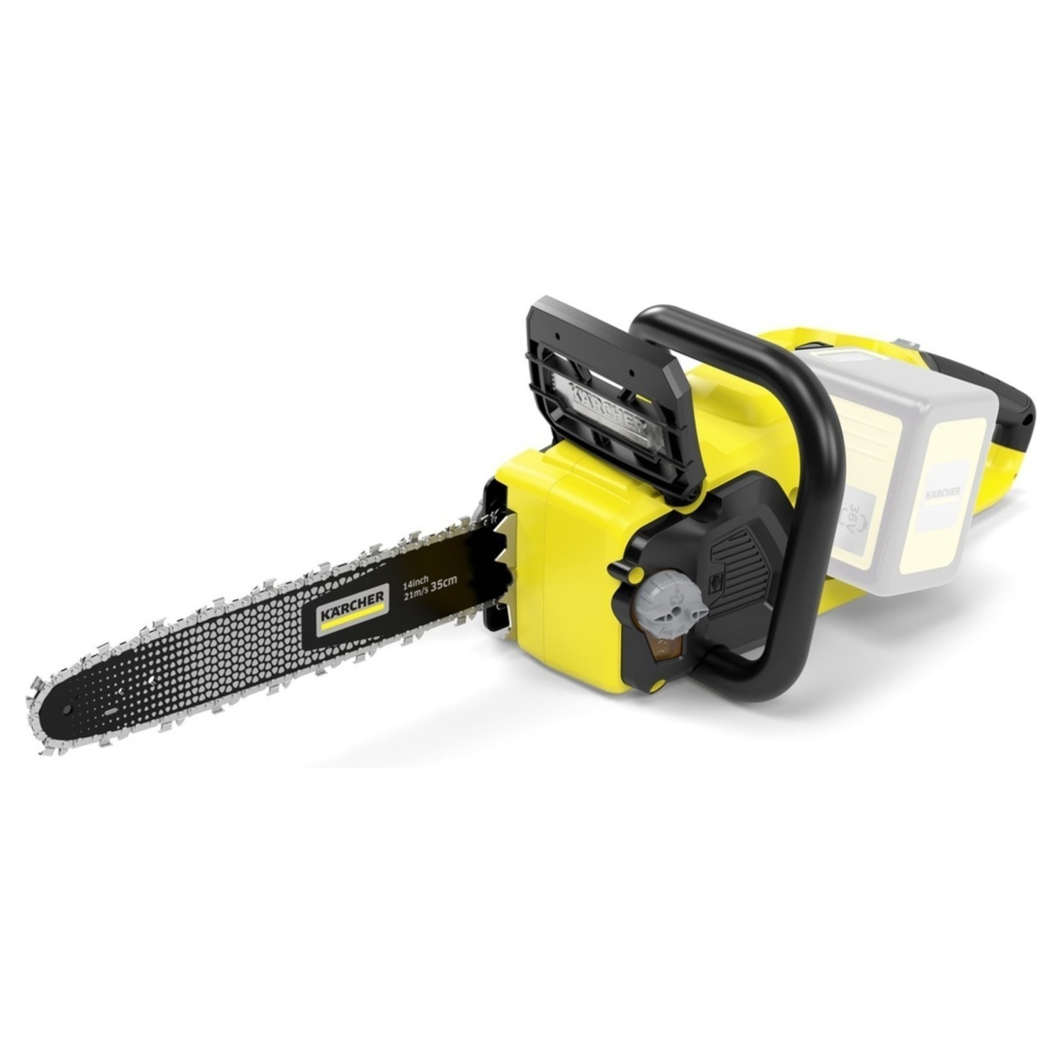 Изображение товара Пила аккумуляторная бесщёточная Karcher Cns 36-35 battery 36 В шина 35 см АКБ и ЗУ не в комплекте