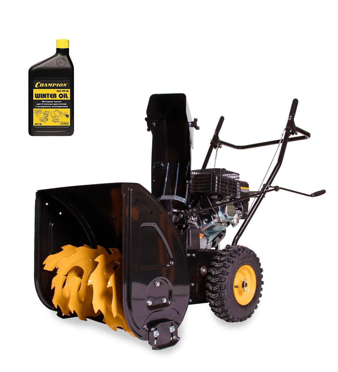 Изображение товара Снегоуборщик бензиновый Champion ST656 мощностью 6.5 л.с.