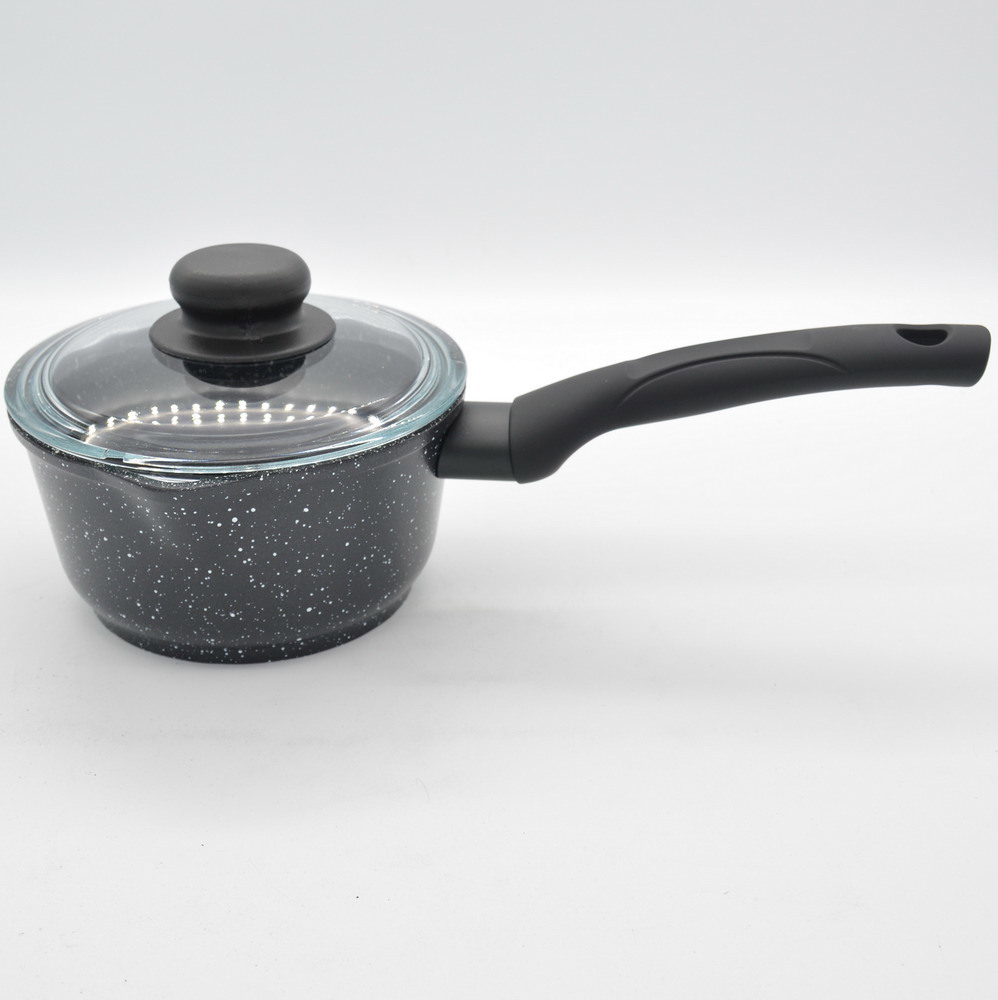 Изображение товара Ковш Victoria Гранит 0,75 л с крышкой, алюминий, антипр. покрытие