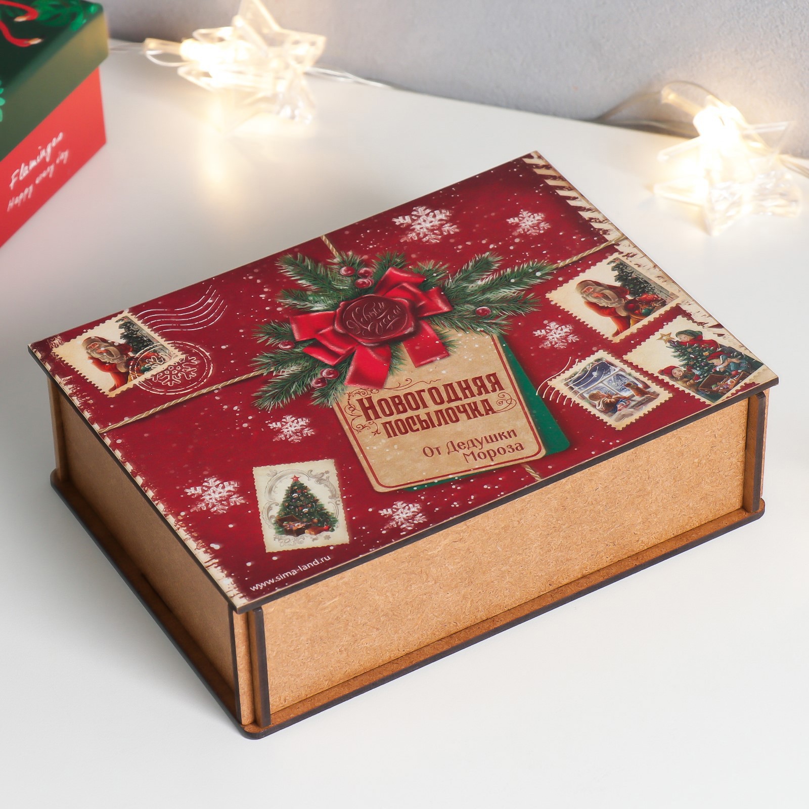 Изображение товара Шкатулка Simaland Посылочка 5198900 19x14см