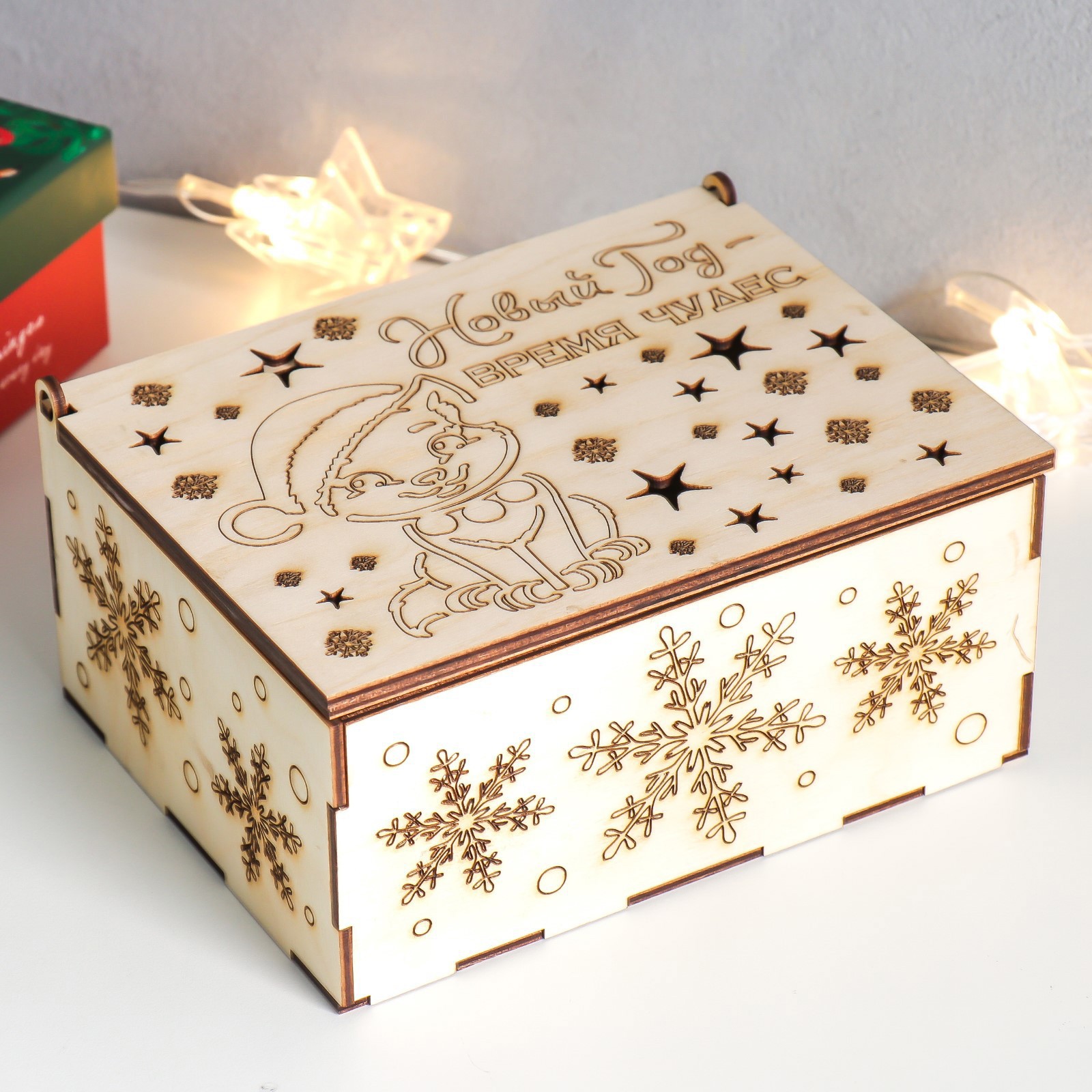 Изображение товара Шкатулка "Кот. Время чудес" 17.5x13x8.5 см