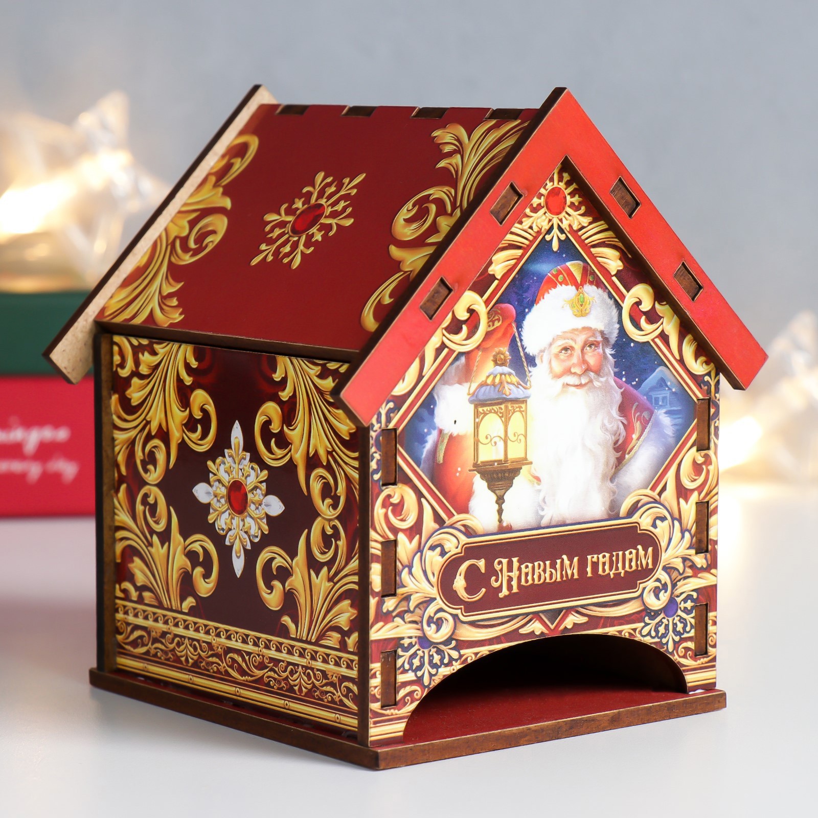 Изображение товара Чайный домик "Дед Мороз" 12x10.5 см
