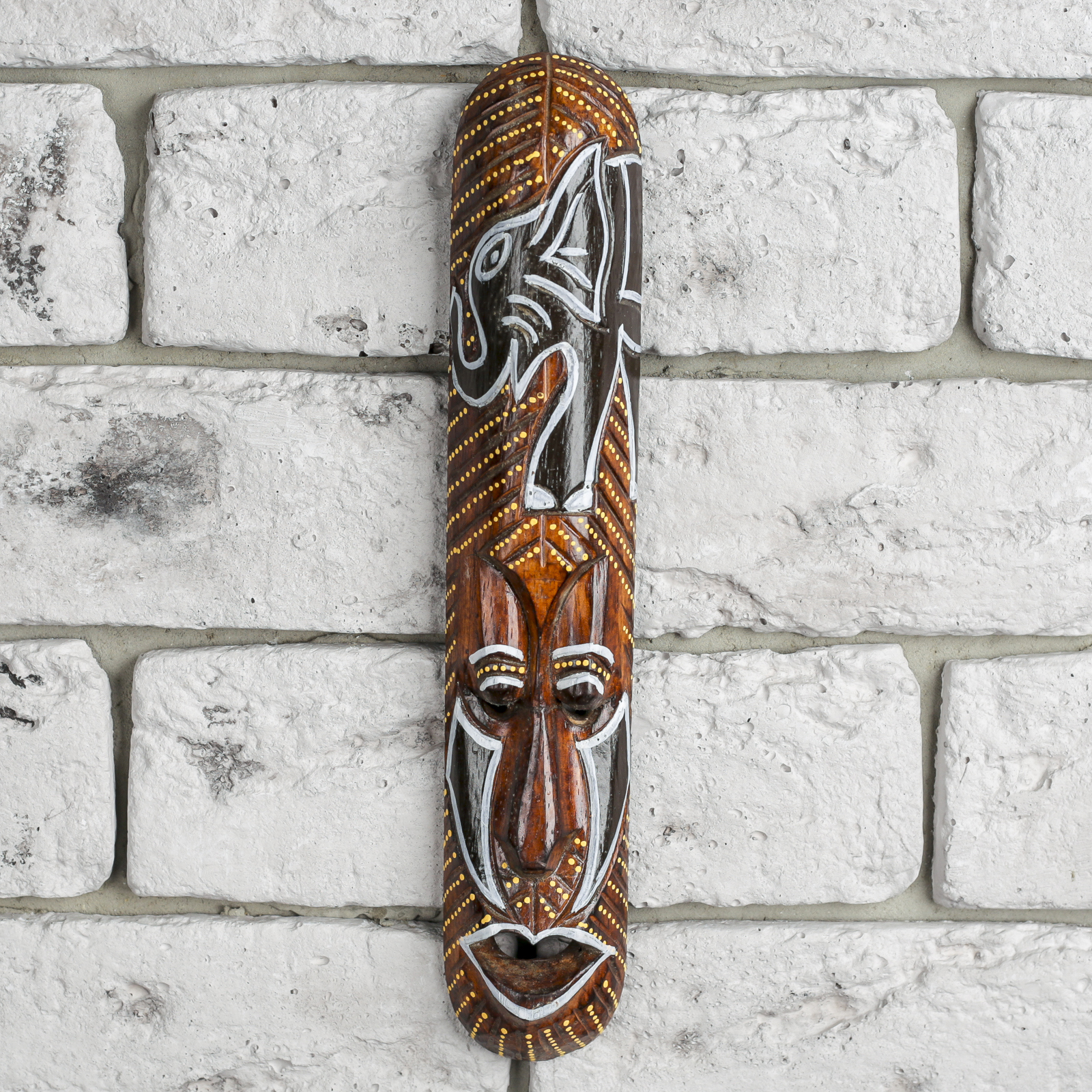 Изображение товара Панно маска "Абориген со слоном" 25 см