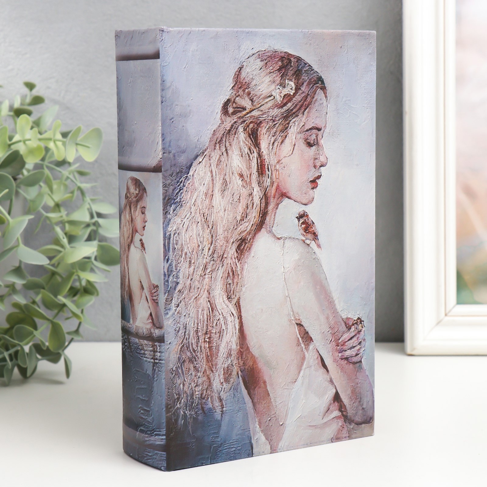 Изображение товара Сейф-книга шкатулка SIMALAND "Девушка-нежность" 21х13х5 см Изображение товара Сейф-книга шкатулка SIMALAND "Девушка-нежность" 21х13х5 см
