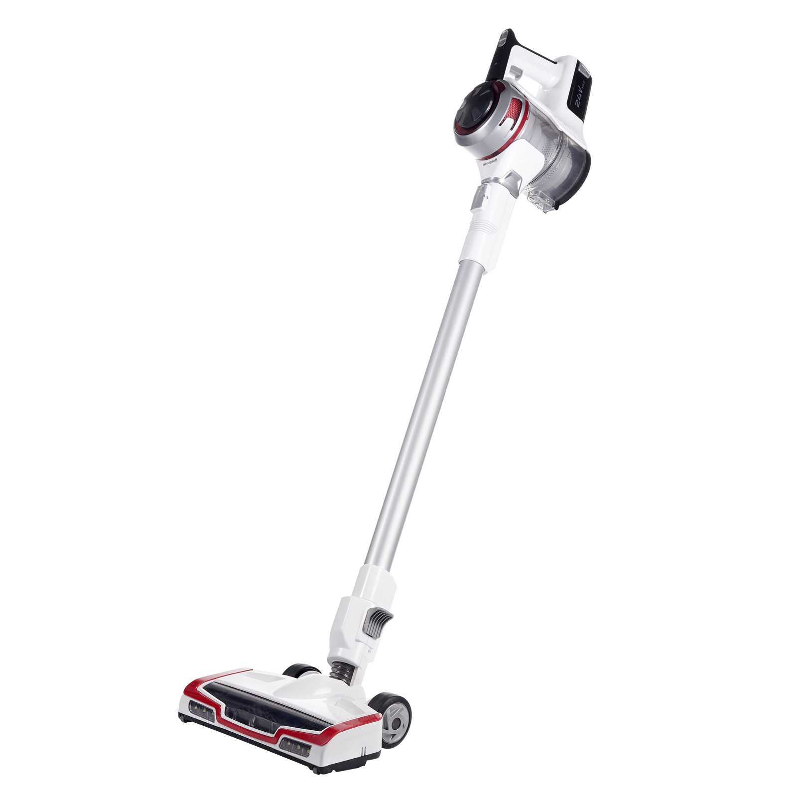 Изображение товара Вертикальный аккумуляторный пылесос Weissgauff V9 Turbo Cyclone 150 Вт HEPA 0.55 л