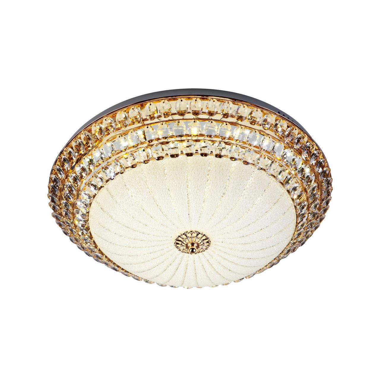 Изображение товара Светильник настенно-потолочный LED4U L1101-350 GD нейтральный белый хром стиль модерн