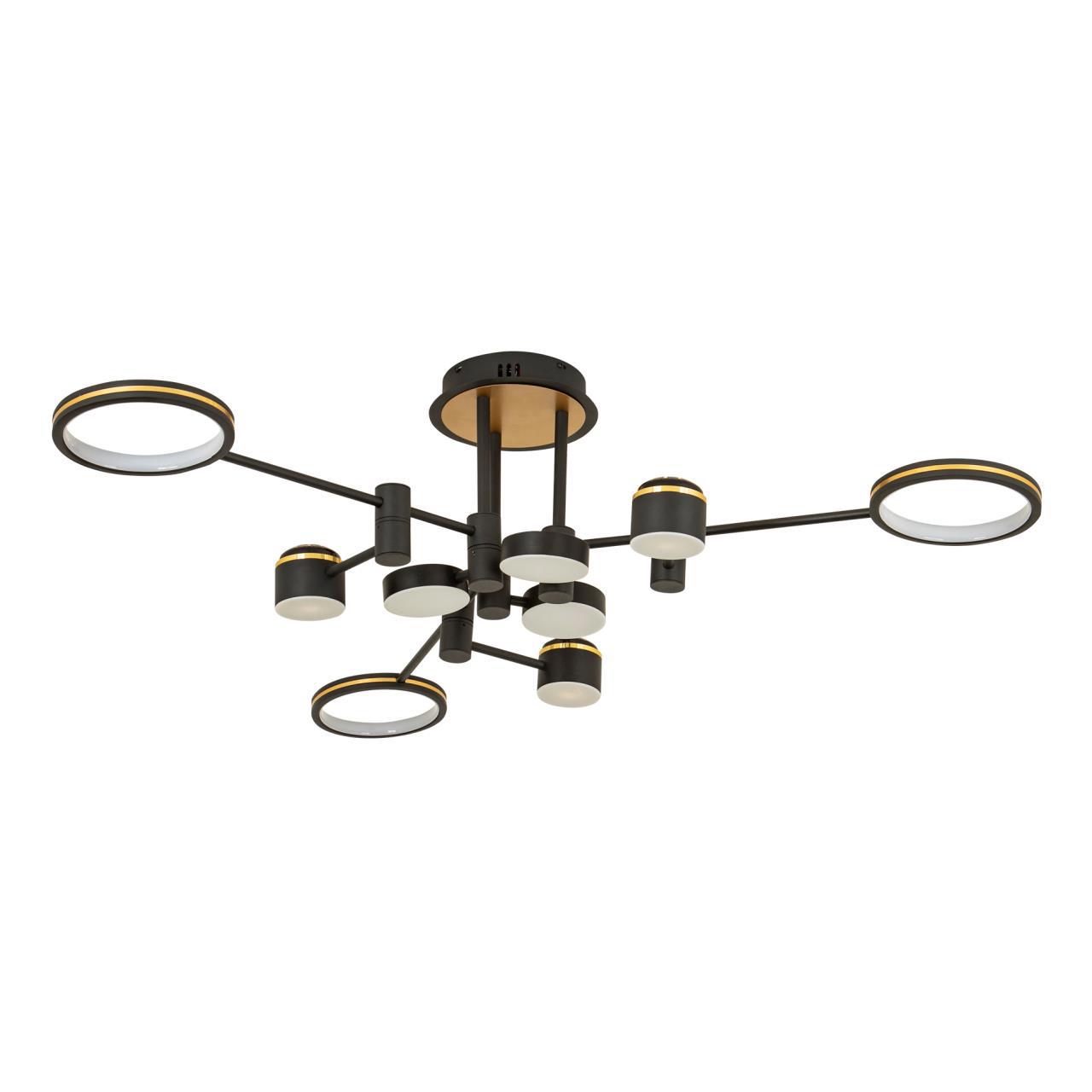 Изображение товара Светильник настенно-потолочный LED4U L3120-9 7 м² нейтральный белый свет черный