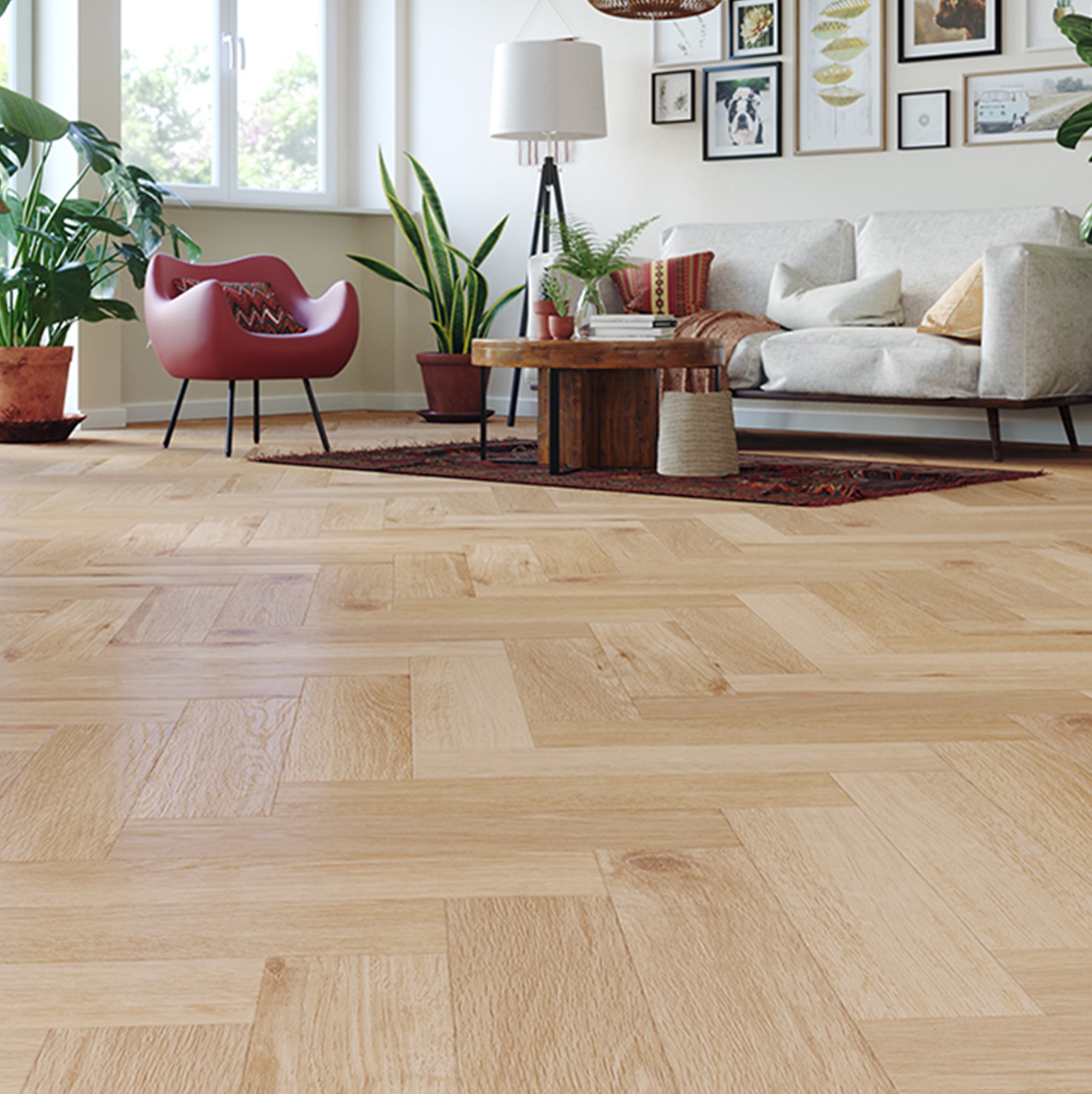 Изображение товара SPC плитка Arbiton Amaron Herringbone Wembley Oak 42 класс 5 мм Польша