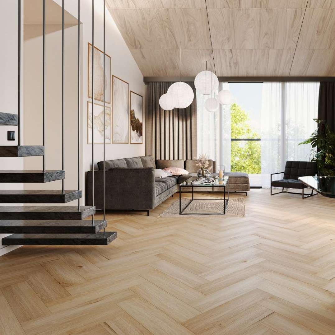Изображение товара SPC плитка Arbiton Amaron Herringbone Click Yankee Oak 42 класс толщина 5 мм 1.402 м², цена за упаковку
