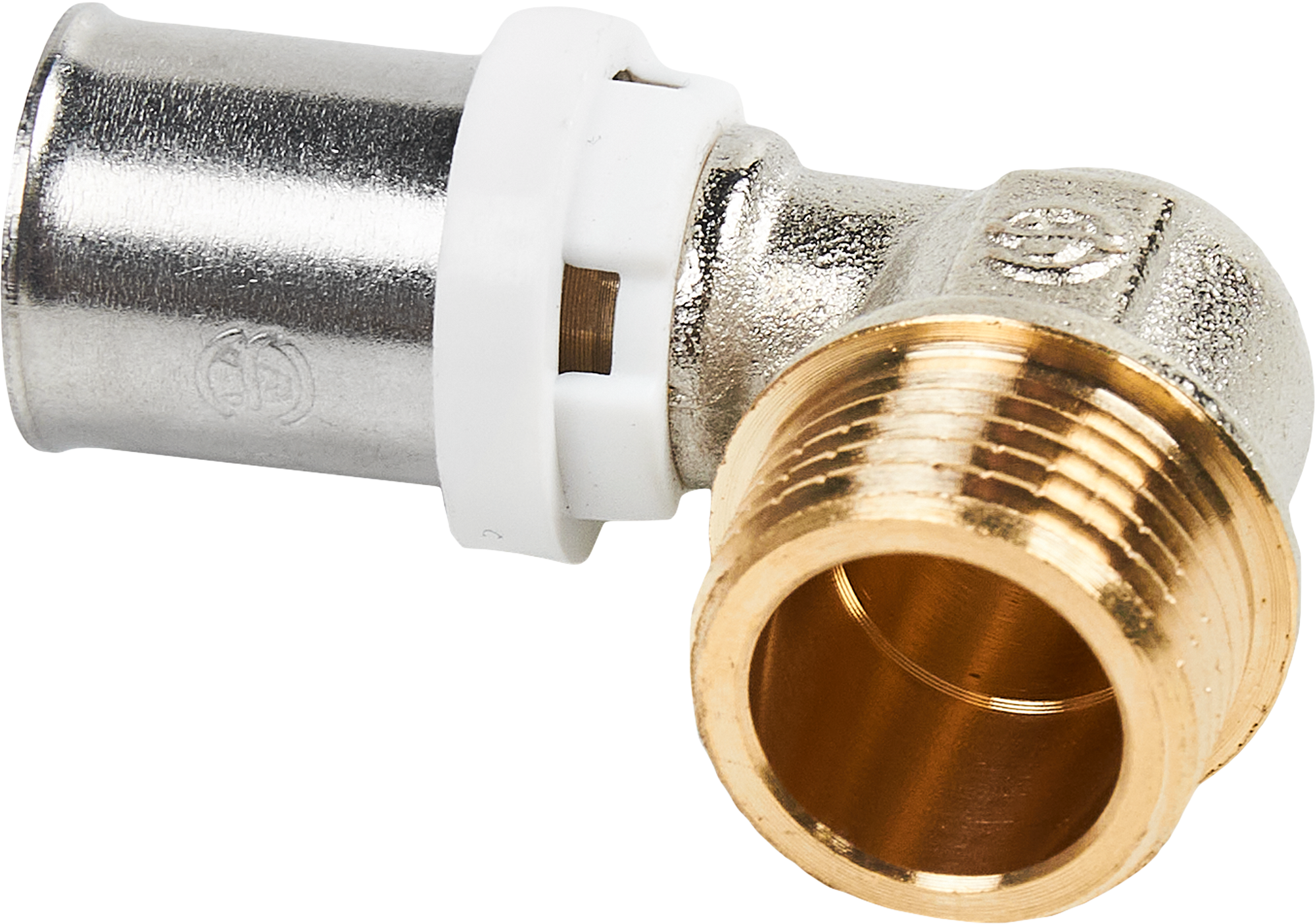 Изображение товара Угол комбинированный 90° Aquasfera 1/2"x16 мм НР латунь