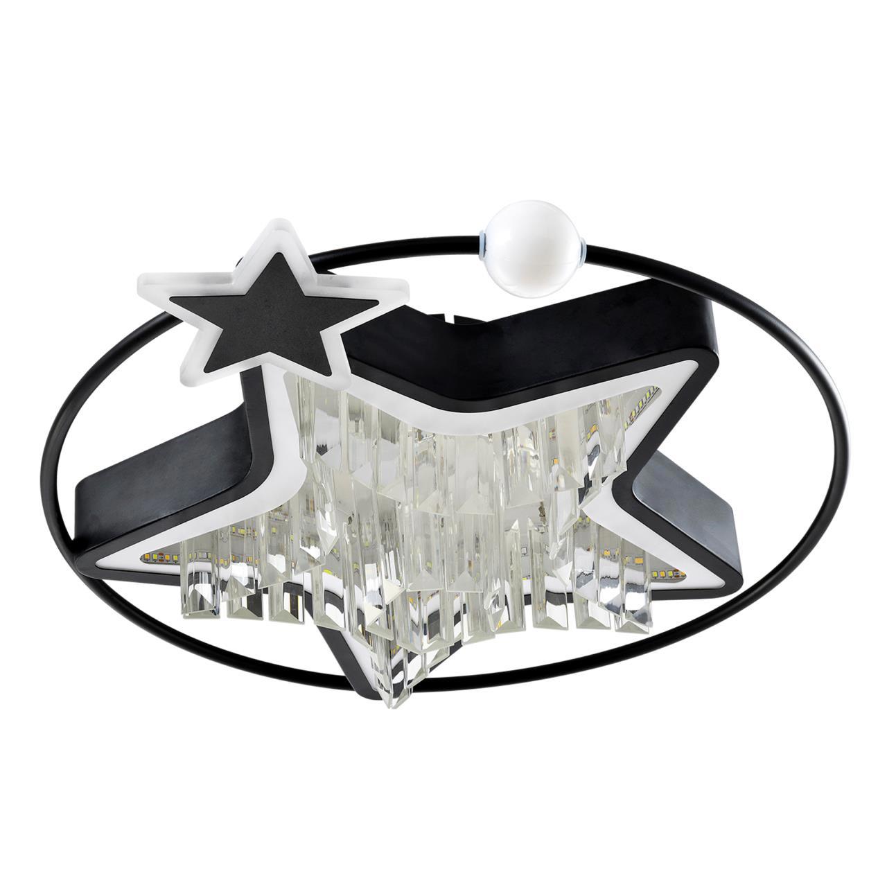 Изображение товара Светильник настенно-потолочный LED4U L8025-450 BK 10 м² нейтральный белый свет цвет черный