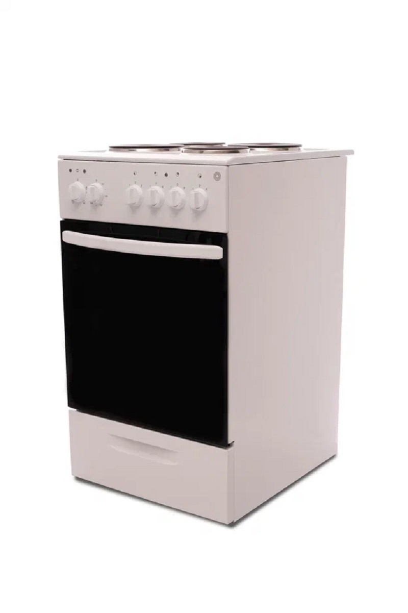 Изображение товара Электроплита Зви 417СТ W 50x85x60 см белая с духовкой и 6 режимами приготовления