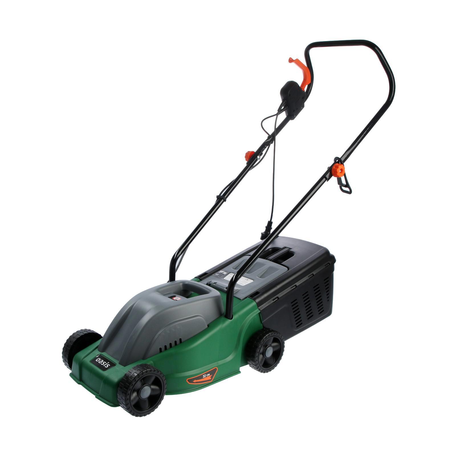 Изображение товара Газонокосилка электрическая Oasis GE-110 1100 Вт 32 см для вашего участка