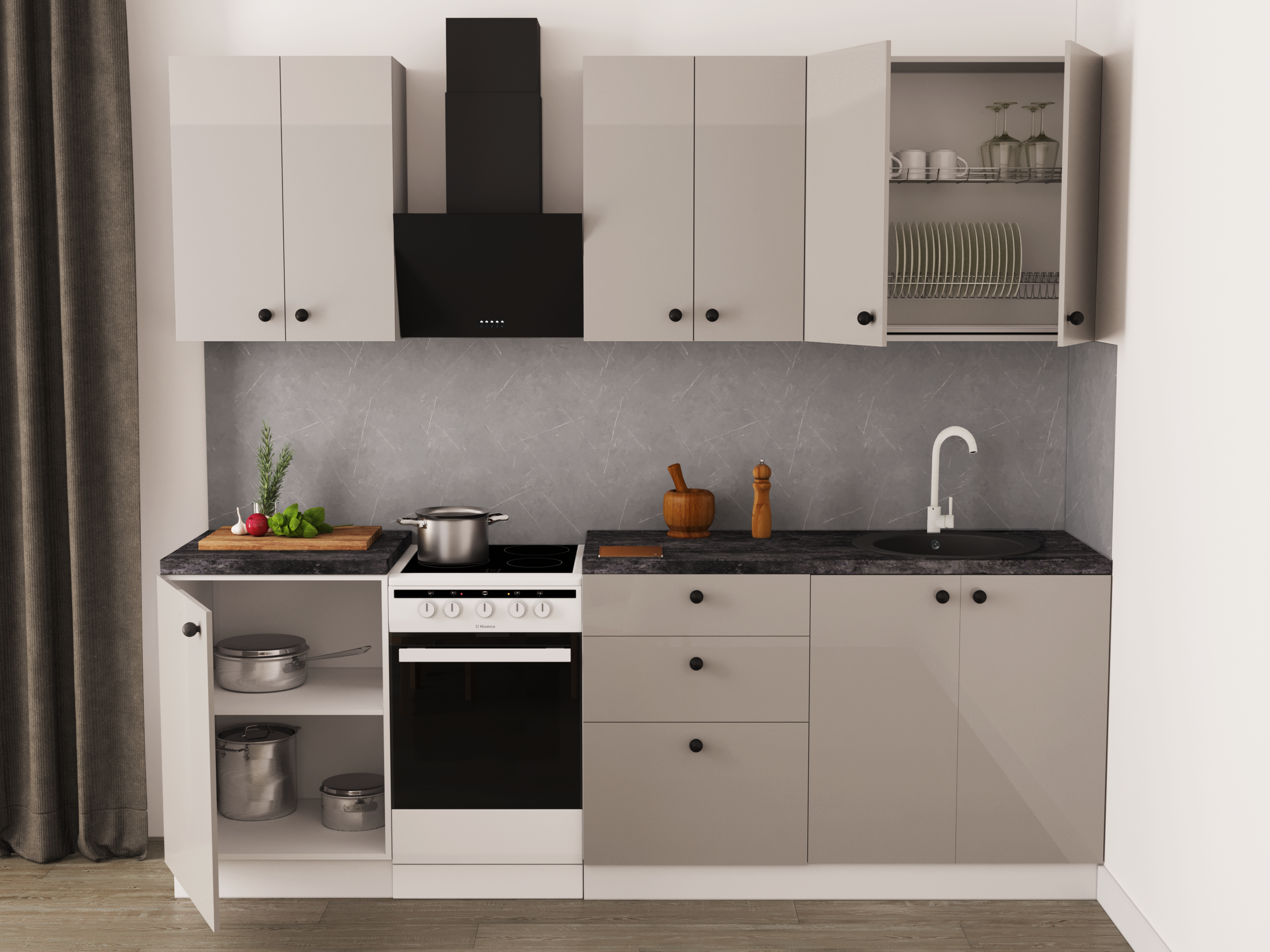 Вытяжка наклонная Kitll KCH 5102 50 см цвет чёрный - 13