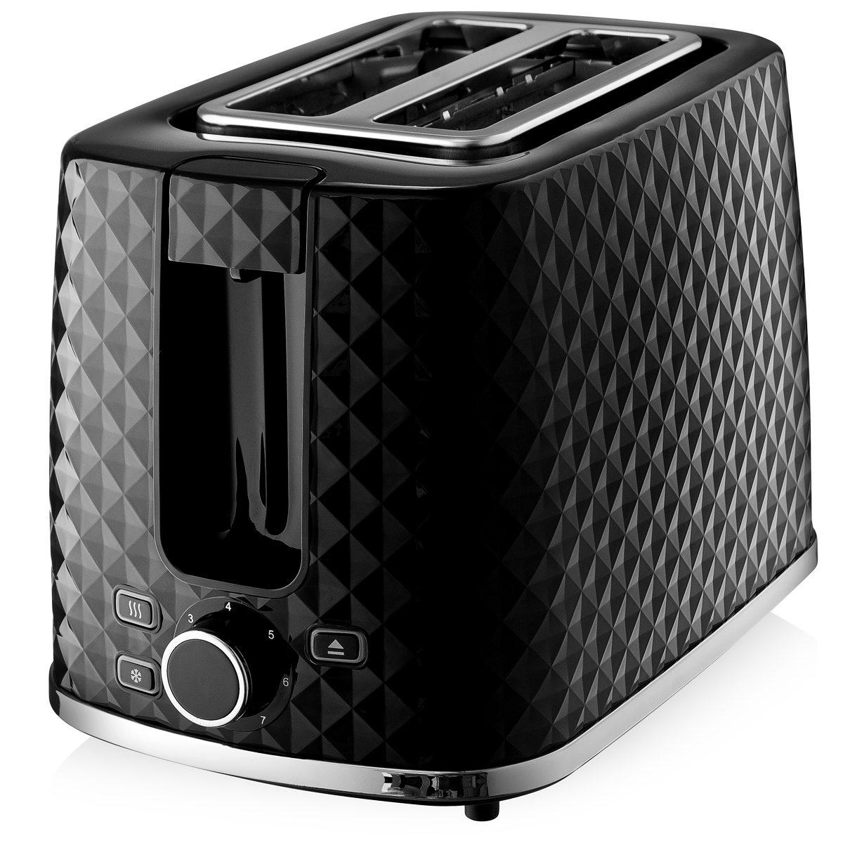 Изображение товара Тостер Brayer BR2101BK черный мощность 930 Вт электронное управление 7 режимов эффективное приготов