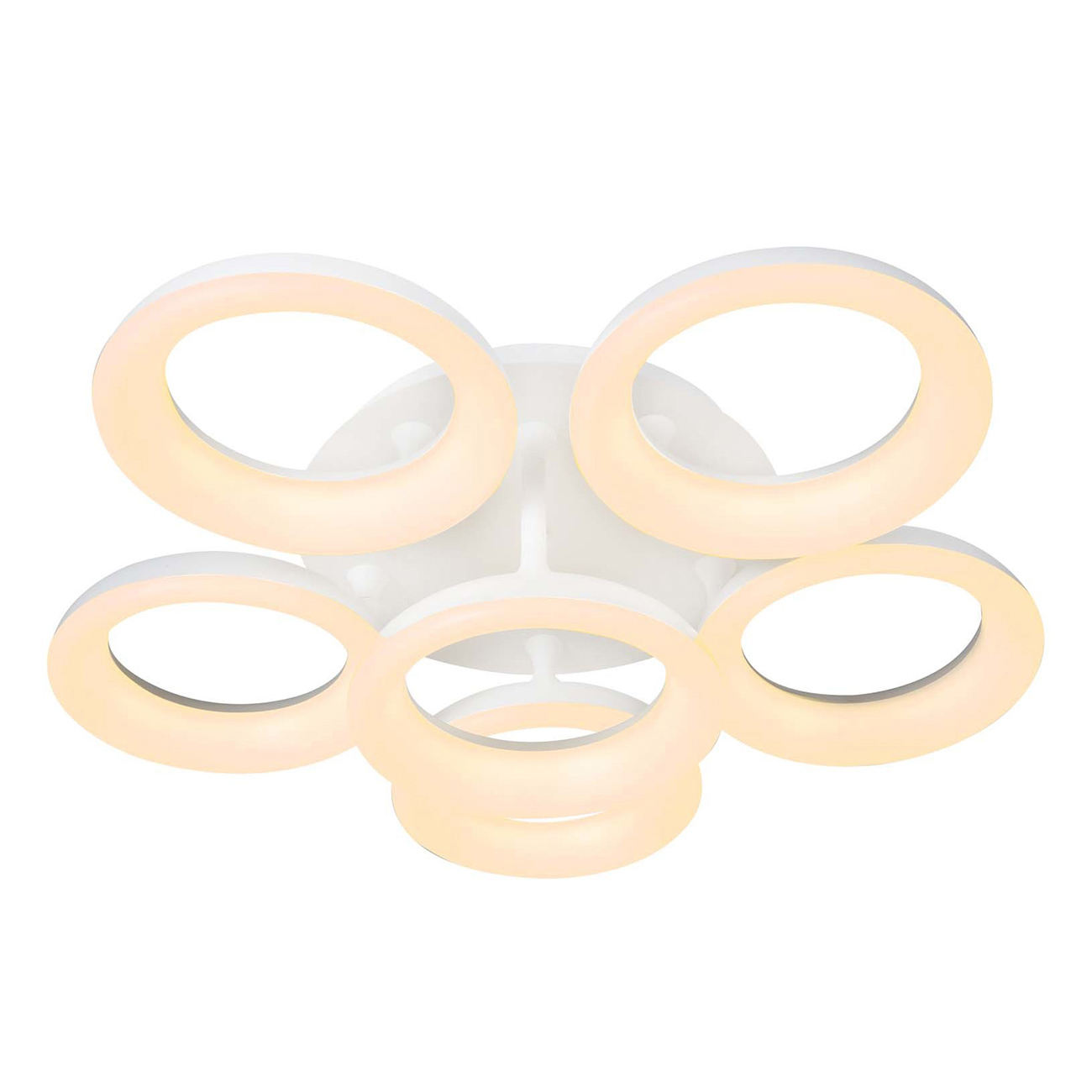 Изображение товара Люстра потолочная светодиодная STILFORT Rindel 16 м² 6 плафонов белый