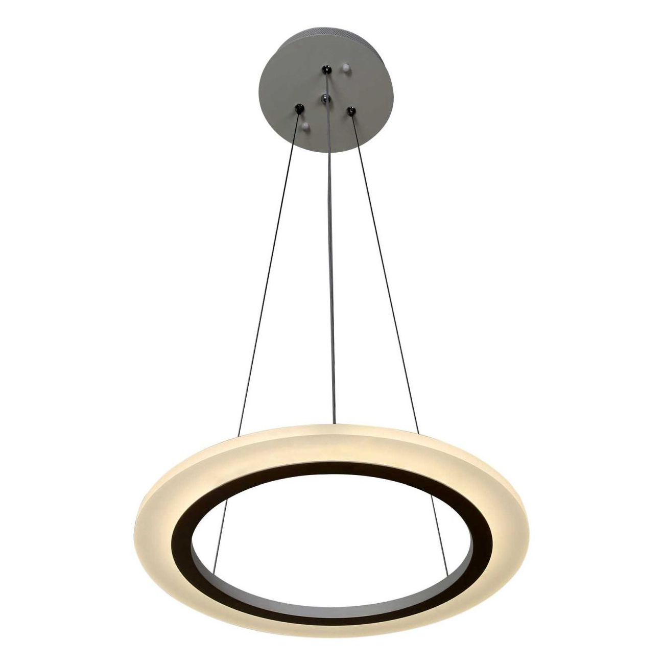 Изображение товара Люстра подвесная светодиодная STILFORT Neo 12 м² нейтральный белый свет серебристая металл