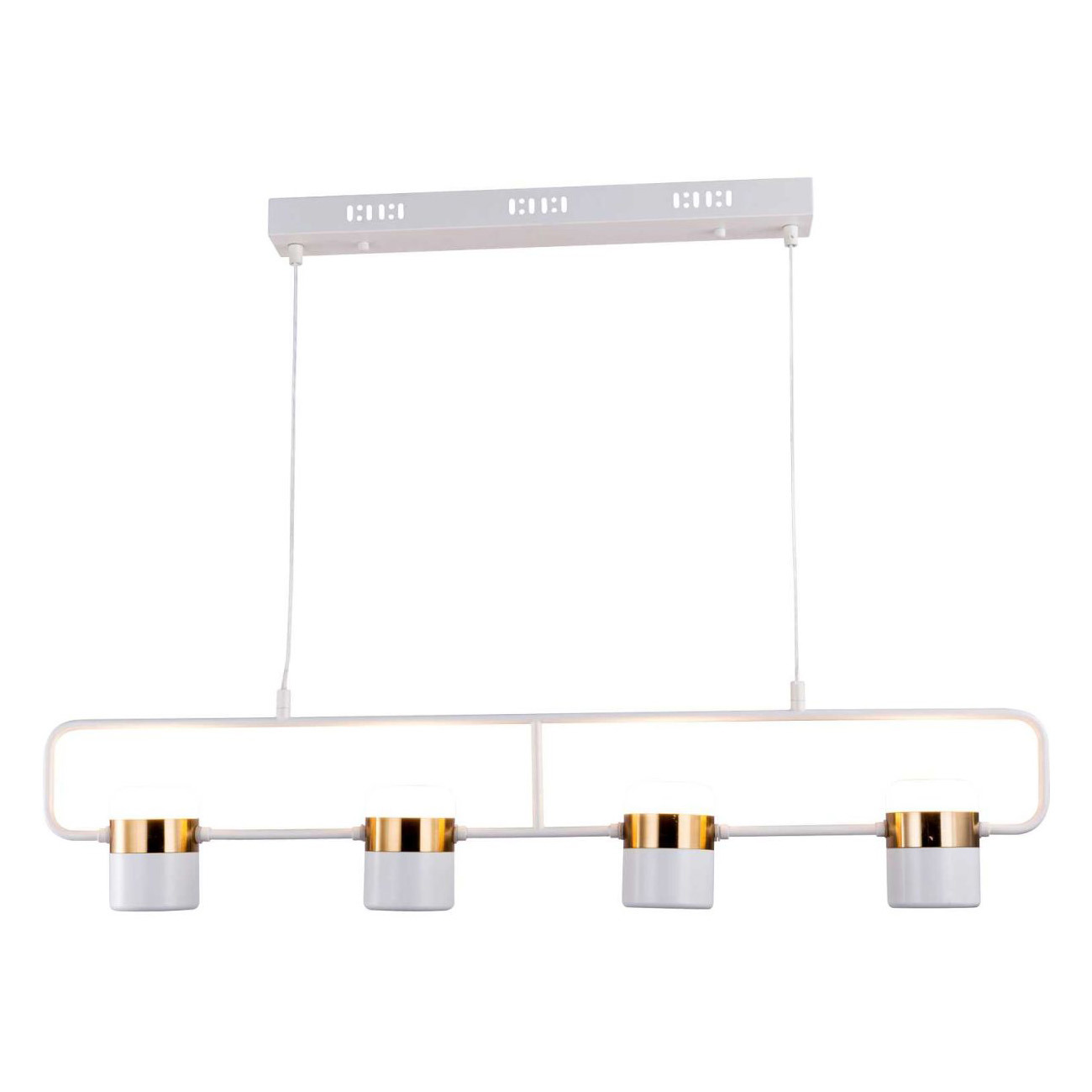 Изображение товара Люстра подвесная светодиодная STILFORT Elegante 8 м² белый металл акрил