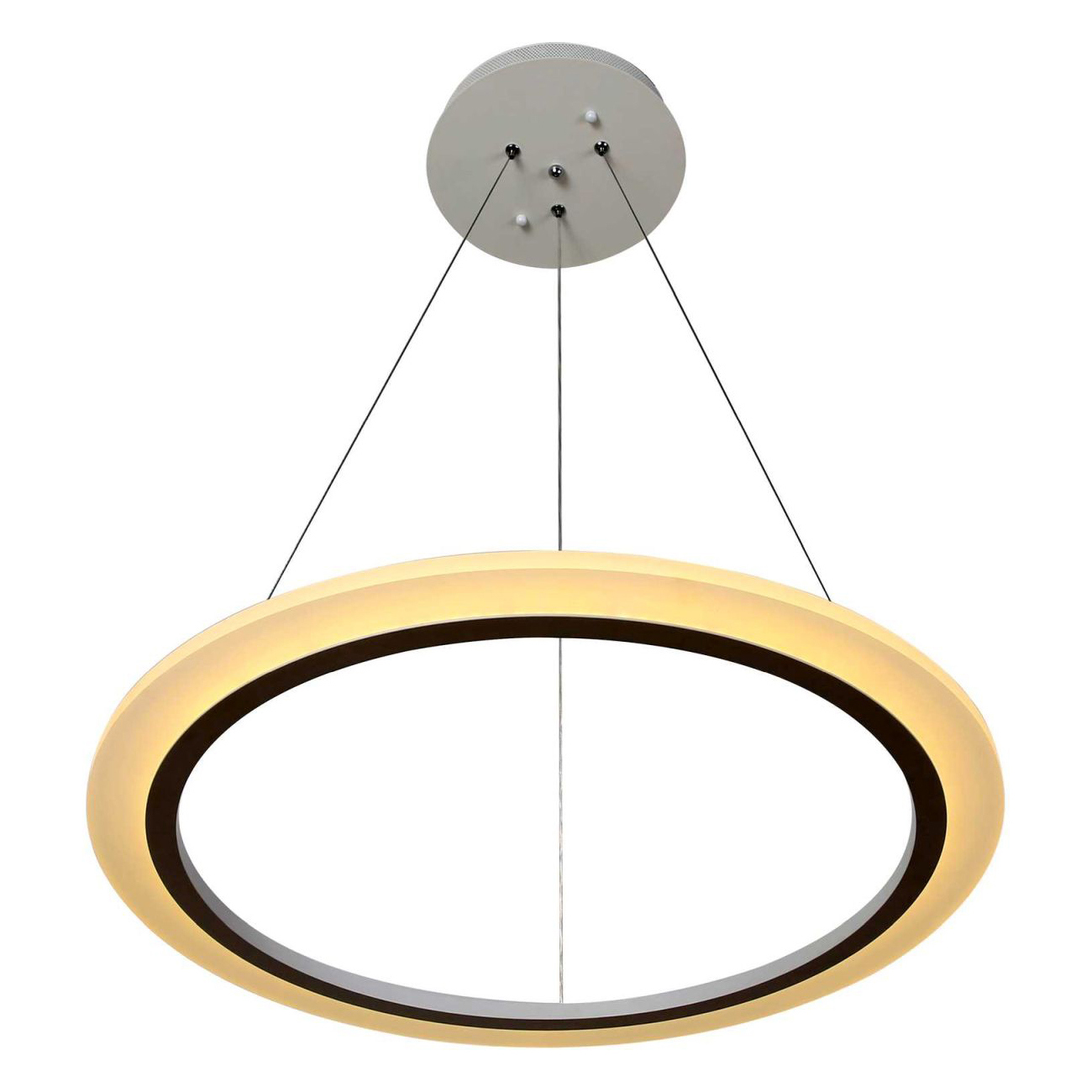 Изображение товара Современная подвесная LED люстра STILFORT Neo 14 м² диммируемая серебристая