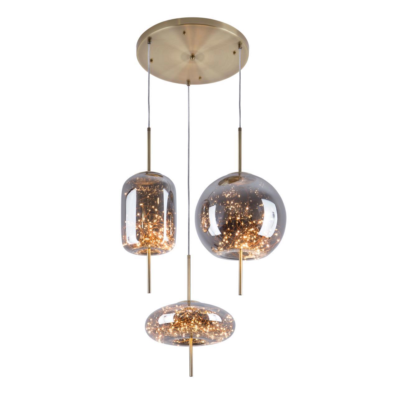 Изображение товара Подвесной светильник MODELUX ML.375.630 стиль модерн бронзовый дизайн для низких потолков