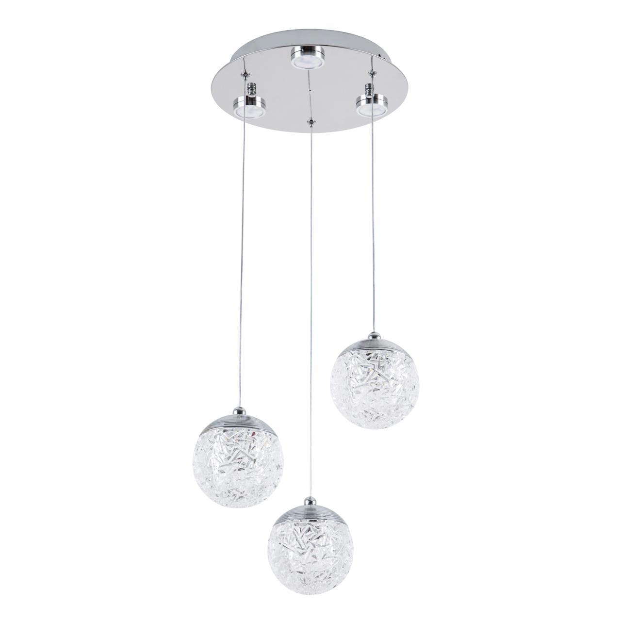 Изображение товара Светильник подвесной светодиодный MODESTYLE 88997.3.MS.CH 3 м² нейтральный белый свет цвет хром