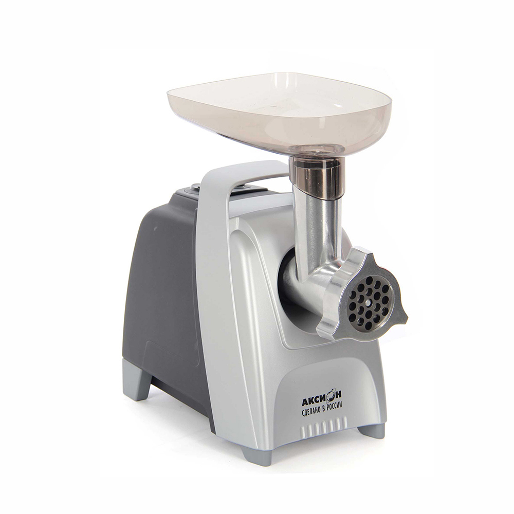 Изображение товара Электрическая мясорубка АКСИОН М 61.01 2000 Вт серо-черная
