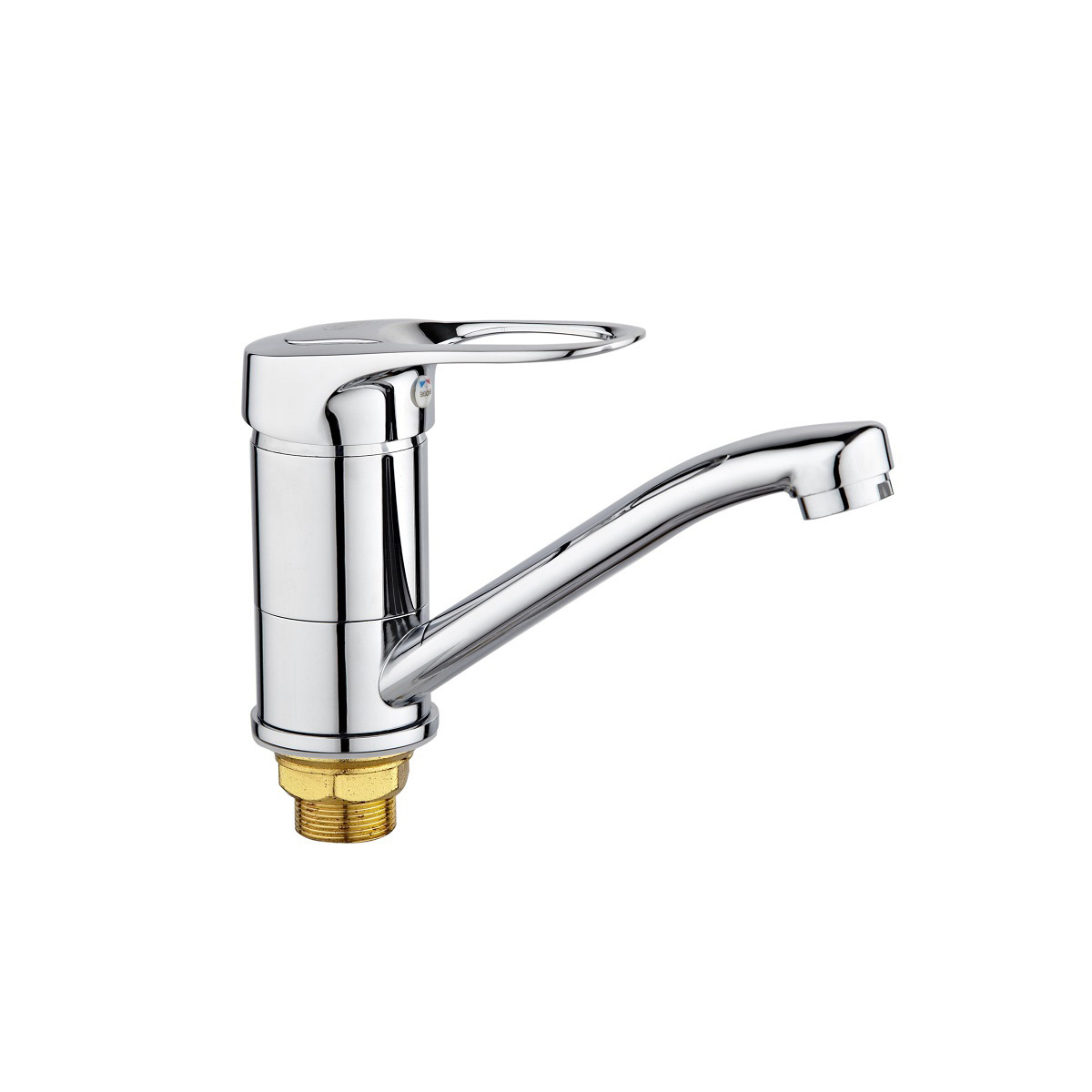 Изображение товара Однорычажный кухонный смеситель РМС SL55-004f-15 с коротким изливом и водосберегающим аэратором