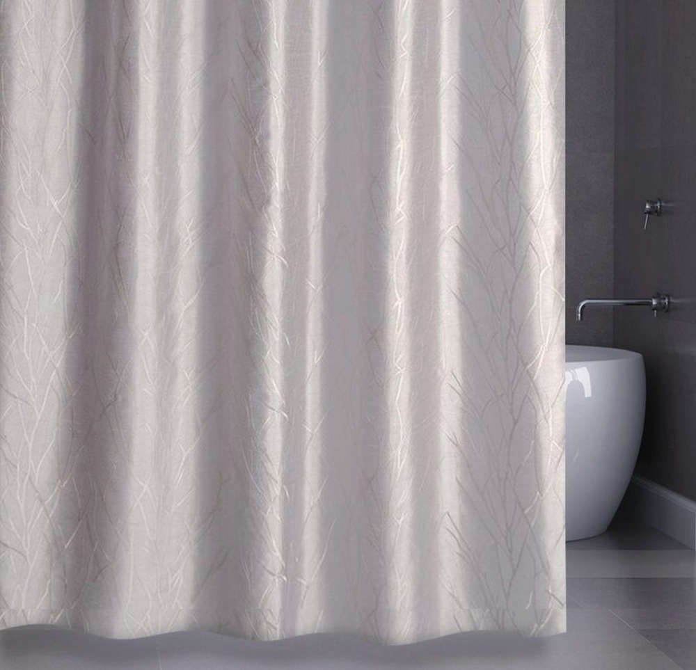 Изображение товара Штора для ванной Bath Plus Antic Grey 200x180, серый