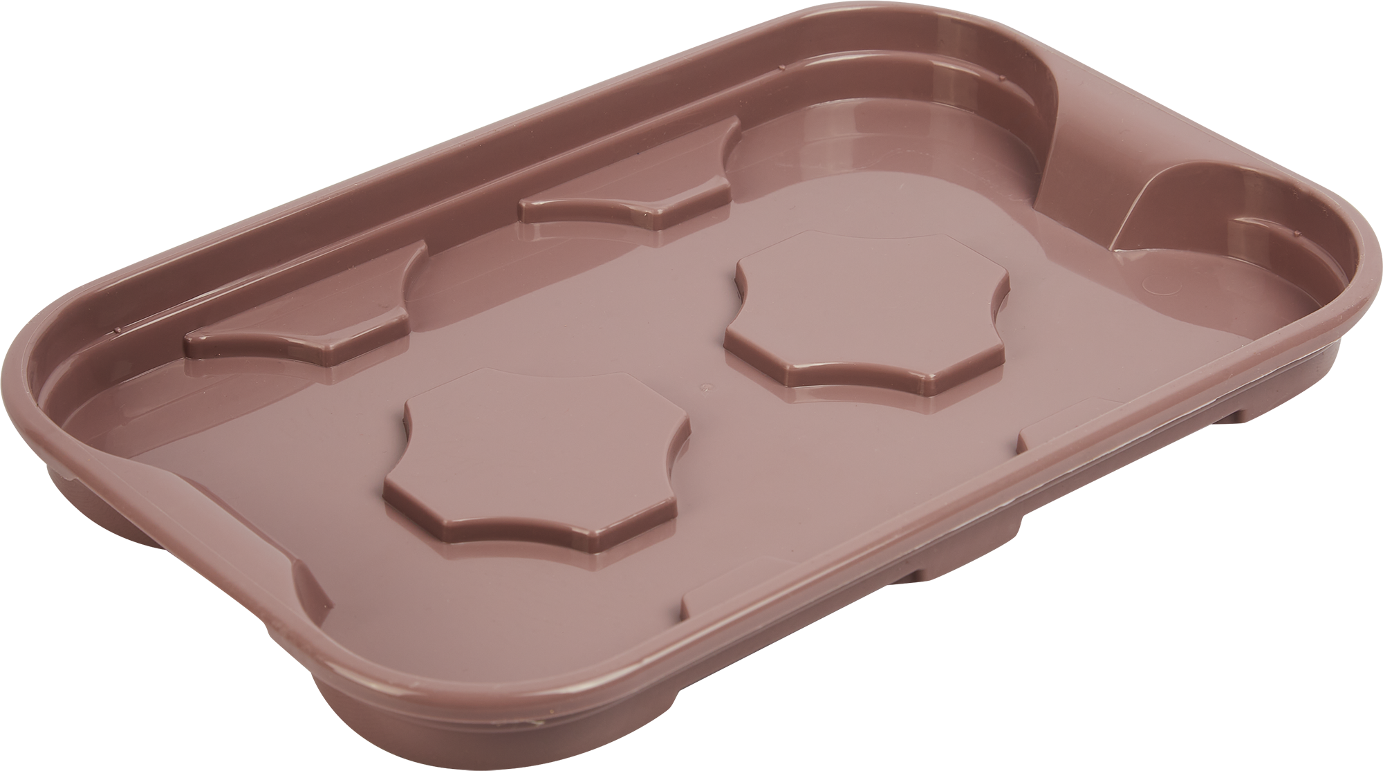 Изображение товара Поддон для рассады Ingreen 6 ячеек 25.7x17x2.3 см полипропилен разноцветный