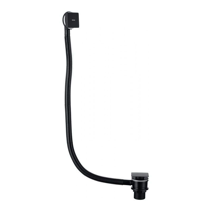 Изображение товара Слив-перелив для ванны Allen Brau Infinity 85 см черный матовый с механизмом Click-Clack