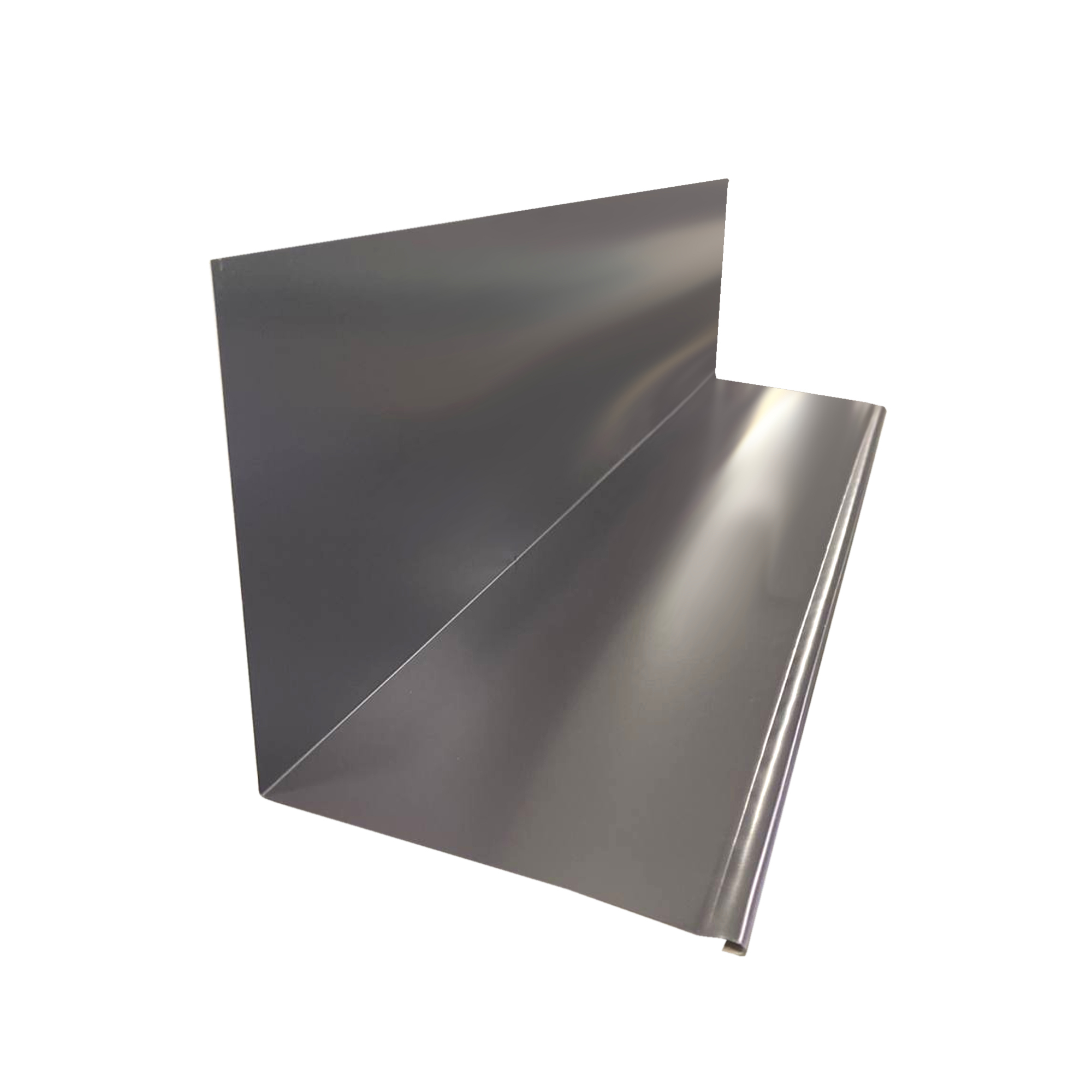 Изображение товара Планка примыкания 145x150x2000 мм 0.4 мм RAL 7024 серый