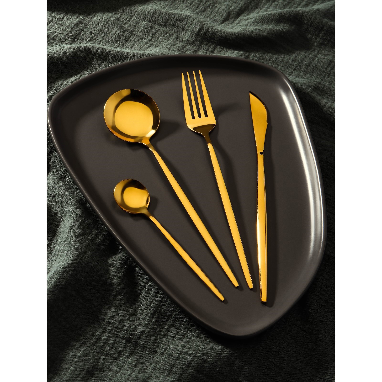 Изображение товара Набор столовых приборов 4 предмета MAGISTRO Блинк нержавеющая сталь