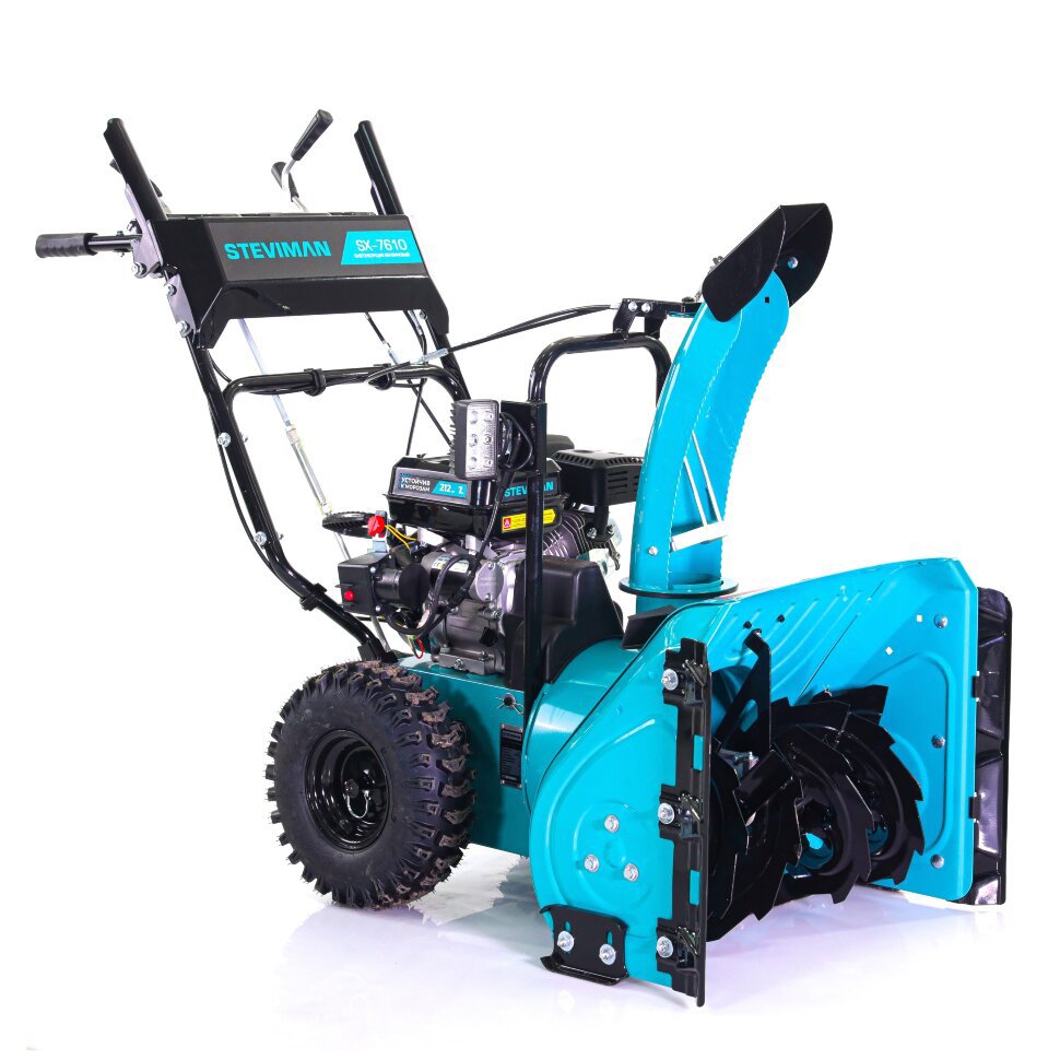 Изображение товара Снегоуборщик бензиновый Steviman SX-7610 61 см 7 л.с. с электропуском и регулировкой выброса