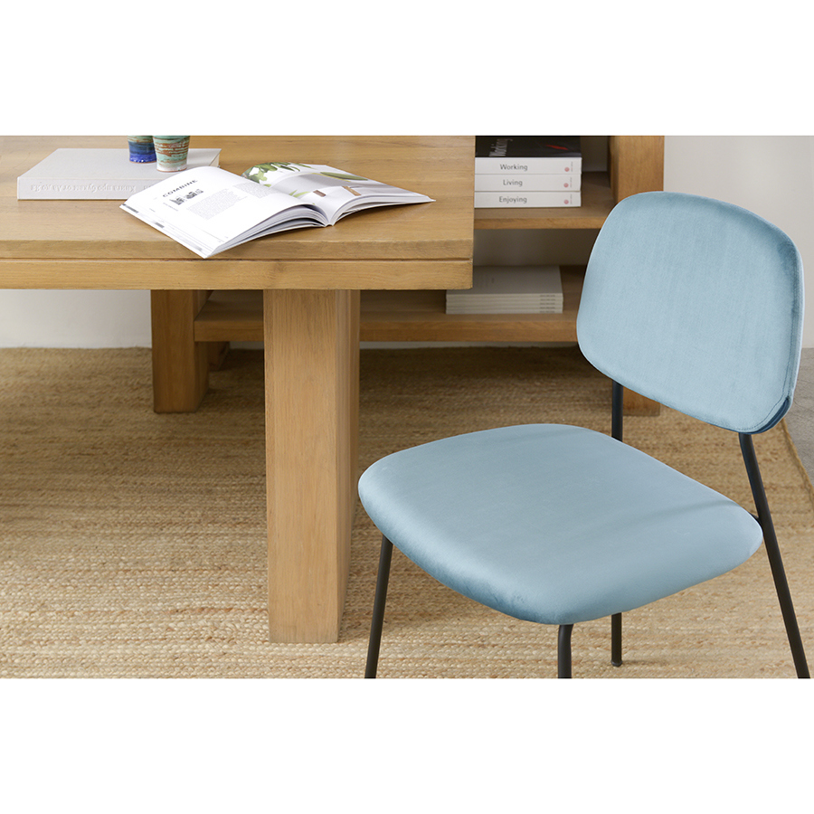 Изображение товара Стул Bergenson Tilla темно-бирюзовый 85x52x47 см