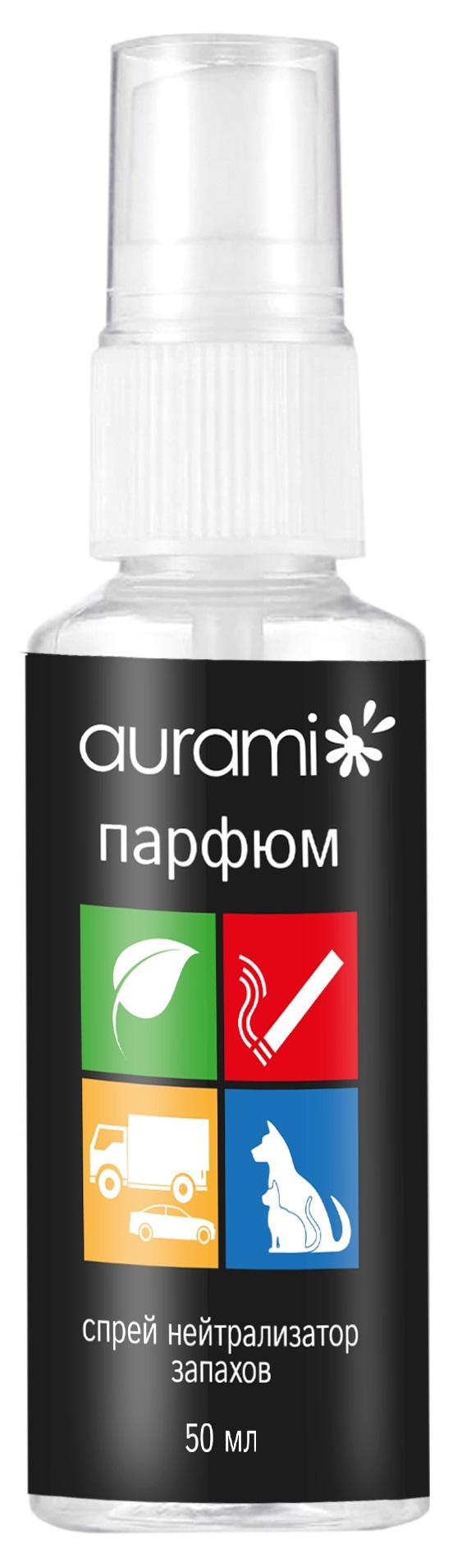 Изображение товара Нейтрализатор запахов Aurami парфюм 50 мл Изображение товара Нейтрализатор запахов Aurami парфюм 50 мл