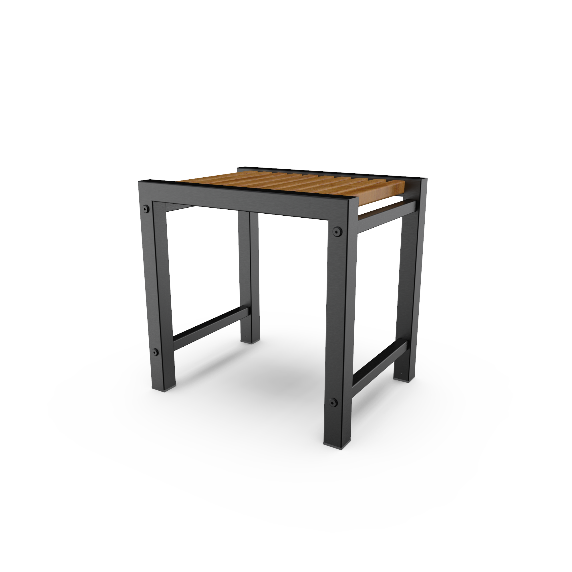 Изображение товара Садовый табурет Grillux Loft 38x47 см из стали и дерева