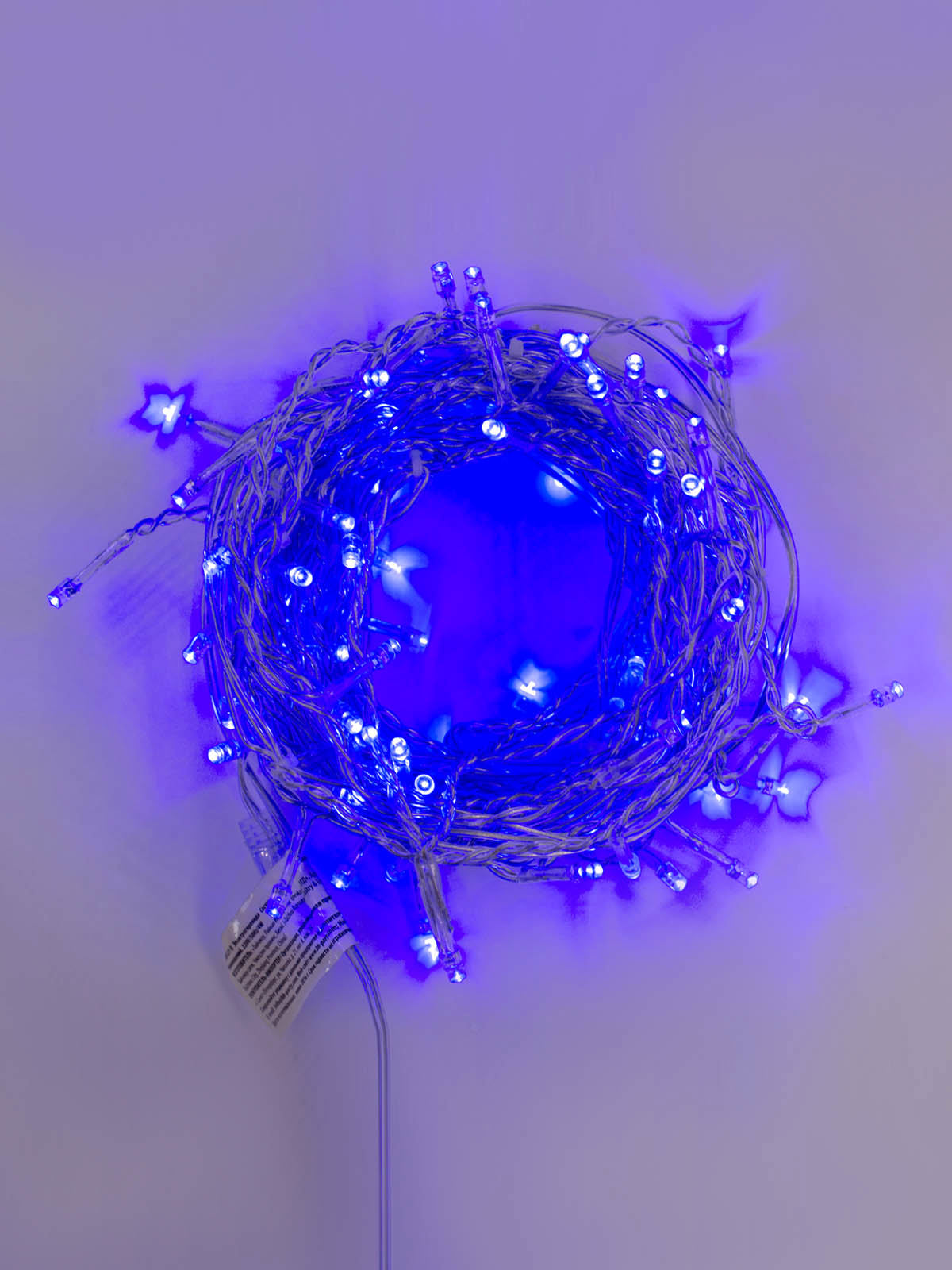 Изображение товара Электрогирлянда универсальная B&h сосульки 2 м 91 ламп синий 1 режим работы
